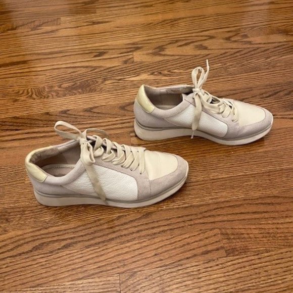 Louise et Cie Leather Sneaker white/tan - Picture 3 of 3